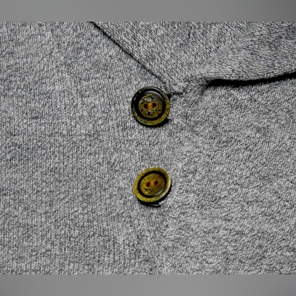 Polo Ralph Lauren Large Heather Gray Luxury Jersey Shawl-Collar Pullover Large - Picture 4 of 9